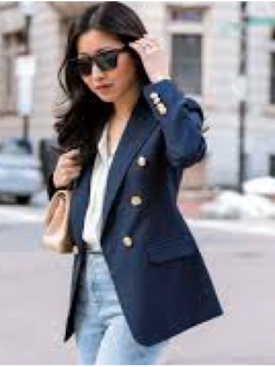 Banana Republic Jackets & Blazers - Banana Republic Double-Breasted Captain's Blazer featuring gold buttons.